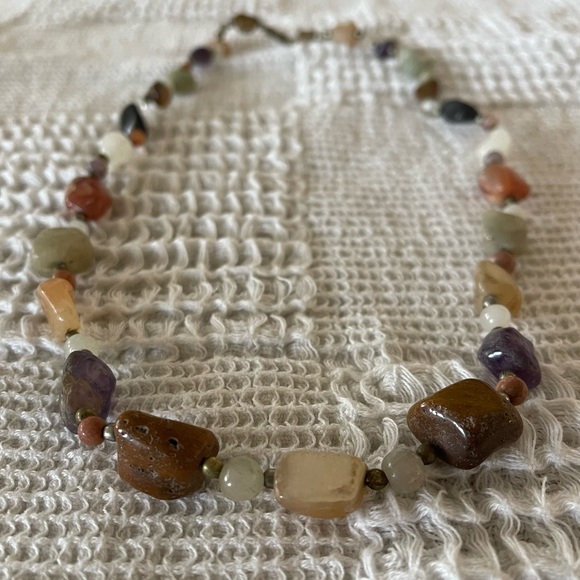 Handmade Natural Earth Stones Necklace - Picture 2 of 7
